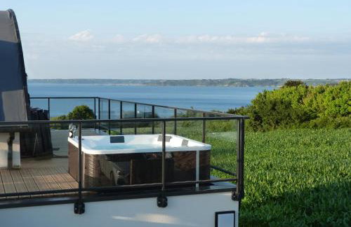 Maison contemporaine avec vue mer, piscine intérieure, classée 5 étoiles - Foto 12