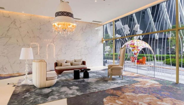 Sitzecke in der Lobby