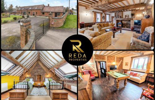 Pritams Gate 7 Bed 4 Bath Barn Conversion with Games Room Dog friendly Near the NEC & BHX - Foto 1