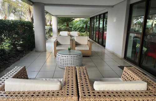 Flat Beach Class Excelsior - Apto Completo para 4 pessoas vista rio e mar - Foto 66