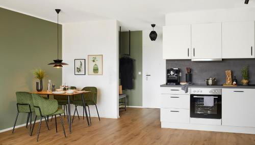 MATT ' Modernes 2-Zimmer-Apartment mit Balkon - Foto 4, stove, dishwasher, toaster