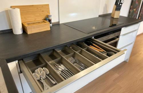 Perfekt für 2! Küche Netflix Terrasse Flughafen - Foto 5