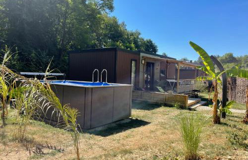 Vinéa Cottages - Hébergements Touristiques, Terrasse et Piscine privative - Foto 5