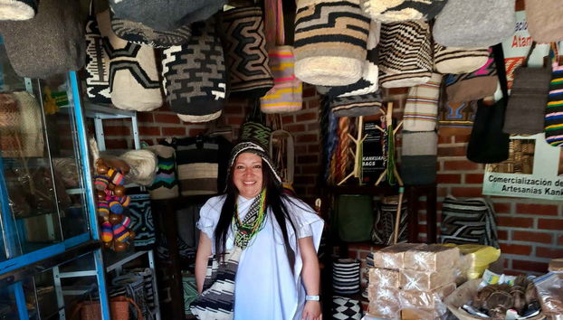 Vous verrez des objets artisanaux typiques de la Colombie