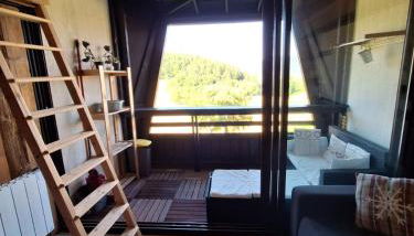 Studio cabine 4 pers Cosy esprit chalet Les glovettes - Photo 3