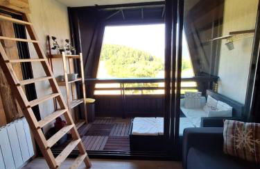 Studio cabine 4 pers Cosy esprit chalet Les glovettes - Foto 3