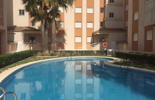 .Apartamento 1a linea de playa + piscina + parking DAIMUS - Foto 18