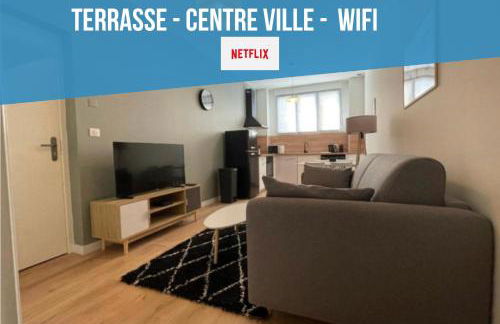 Centre Ville Superbe T2 Neuf Wifi Terrasse Netflix - Foto 1
