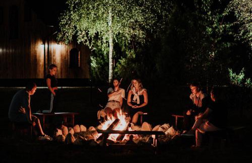 Przystanek Kistówko komfortowe domki z jacuzzi, staw wędkarski, kominek, las, przestrzeń - Foto 68