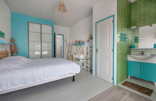 Vue mer, plage à 50m, Maison pour 4 - Foto 16