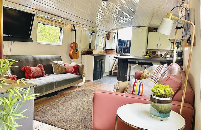 Boutique Boat Stays Contemporary Barge - Foto 5