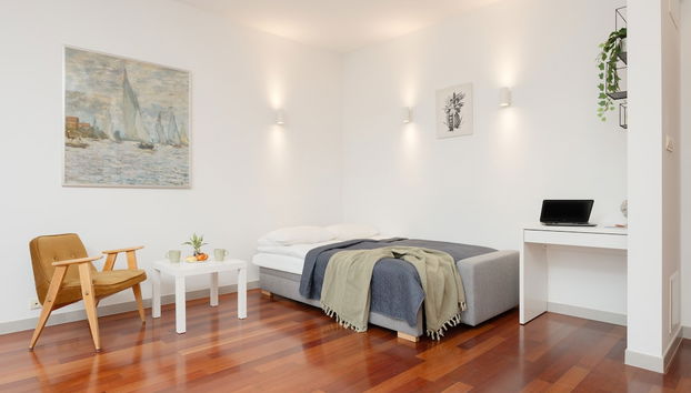 Spacious Studio & Parking by Renters - Foto 2, Habitación