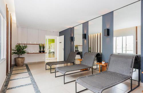 IN4 - Novo Bhaus Morumbi - Shopping Jardim Sul - 50m2 - Linda vista 19o andar - Vaga de Garagem - Acomoda 2 adultos e 1 criança - Foto 15