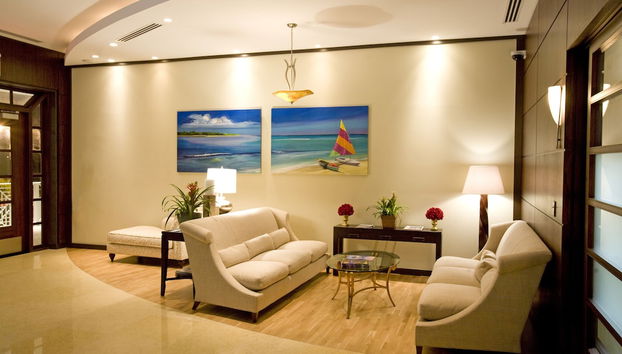 Sala de estar do lobby