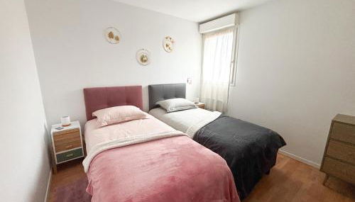 Le Roses- Spacieux T3 cosy proche gare de Lisieux - Foto 4