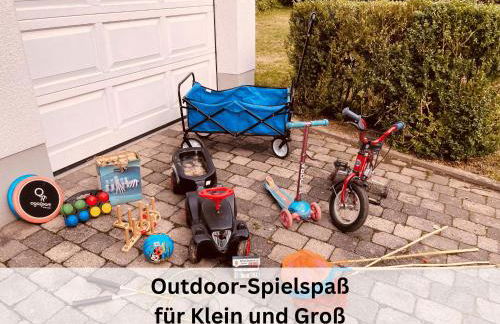 Ferienhaus Pape - 300m2, 17 Betten - mit großem privatem Garten, Pool, Dart, Sauna-, Grill- und Spielbereich - Ideal für Familien - Foto 43