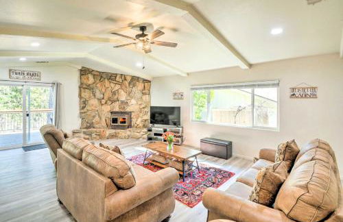 Furnished Deck and Fire Pit Sherwood Forest Cabin - Photo 14