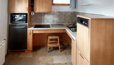 Lotterhof Ferienhaus Gartenhaus - Foto 3, stove, dishwasher