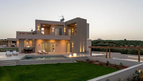 BLUE SKY Luxury Villas in Arkalochori - 4BD Villas with Private Pools - Foto 4, Garden, Garden view