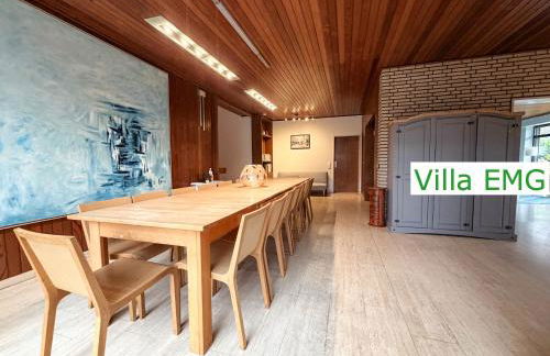 Ferienhaus Villa EMG Saerbeck nah Münster Riesenbeck Osnabrück mit Pool, Sauna, Garten für Familien Gruppen bis 23 Personen - Foto 17