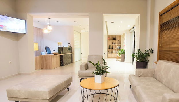 Zona de estar del vestíbulo