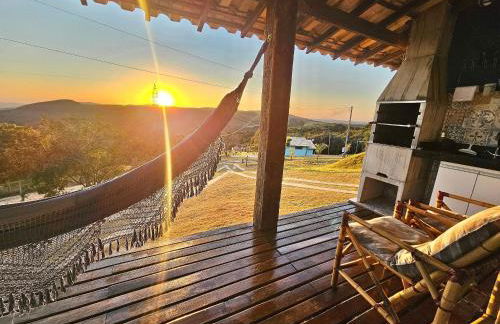 Chalés Vila Real - Tranquilidade na Serra de Carrancas - Piscina com uma vista espetacular do Pôr do Sol - Foto 72