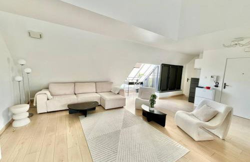 Penthouse 90m2 Terrace Parking 10m Paris Center - Foto 3