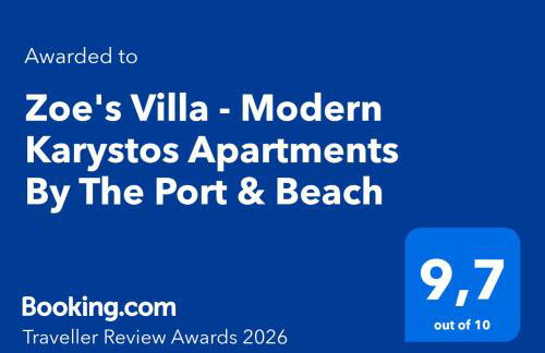 Zoe's Villa - Modern Karystos Apartments By The Port & Beach - Foto 60