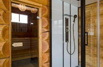 Luxus-Ferienhaus Blockhaus Chalet Nr 2 Toplage am Feldberg mit Sauna, Outdoor-Hottub, Kamin auf 1300m üM - Foto 19