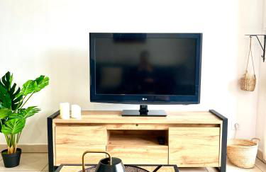 Superbe appart avec Jardin à 2 min de l’Aéroport-4 pers - Foto 9