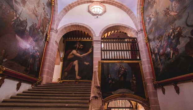 Interior del antiguo Colegio de Nuestra Señora de Guadalupe