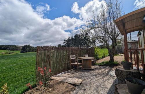 Roulotte cosy avec jacuzzi et spa, massages bien-être, nature et calme, près de Lyon - FR-1-582-477 - Foto 11