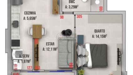 Residencial Miró apartamento 53 centro - Foto 2