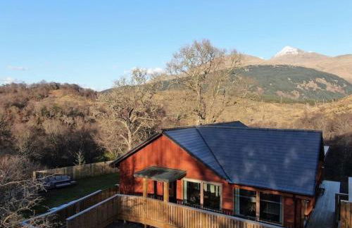 Hot tub lodge with stunning view - Foto 25