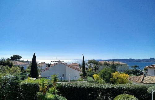 Appt 83m2 rez de jardin dans villa parc privé balcon vue mer - Foto 2