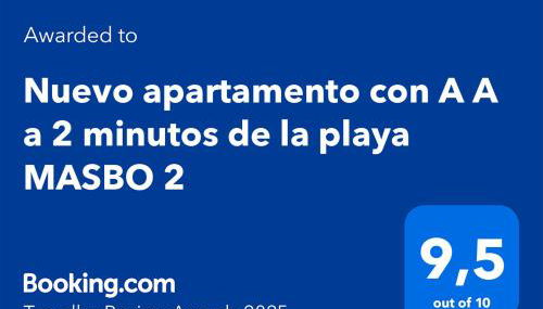 Nuevo apartamento con A A a 2 minutos de la playa MASBO 2 - Foto 2
