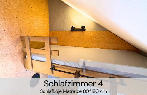 HexenburgbeiDresden Maisonette über 2 Etagen mit 4 Schlafzimmern, Kamin, Terrasse und Faßsauna, Nähe Sächsische Schweiz Dresden - Foto 26