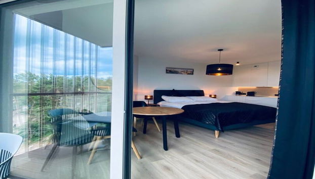 Apartment in Pobierowo With SPA & Pools - Foto 4, Habitación