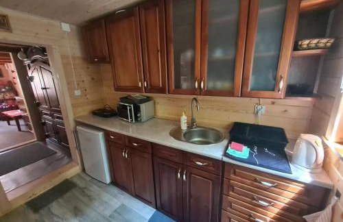 Duży drewniany domek nad rzeką, Obidza 381, Łącko - Foto 6