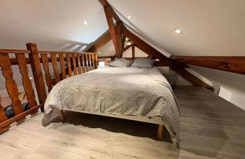 Mini-Loft, terrasse 24m2, Internet Haut-débit, garage privé et place de parking - Foto 5