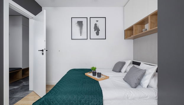 Black and Grey Apartment by Renters - Foto 3, Habitación