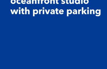 Beautiful oceanfront studio with private parking - Foto 39