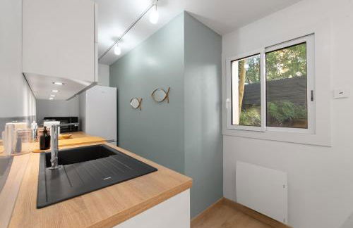 T2 Calme absolu - Coeur Toulouse - Saint Cyprien - climatisation - Terrasse arborée - Foto 40