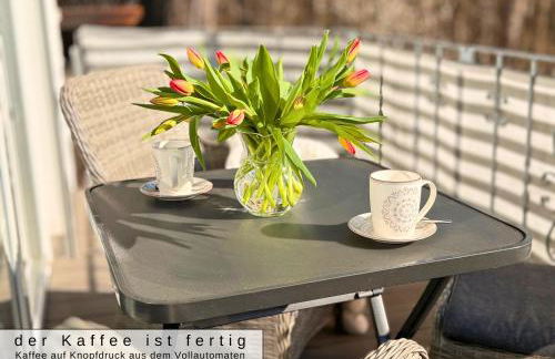 Harz Auszeit, Fewo Bergblicke, ruhig & besonders -2 Balkone, Jura Kaffeevollautomat, für Gäste mit Hund geeignet - Foto 30