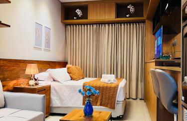 Granja Brasil - Lindo Studio - Com Piscina e Lazer - No Centro de Itaipava - Foto 35