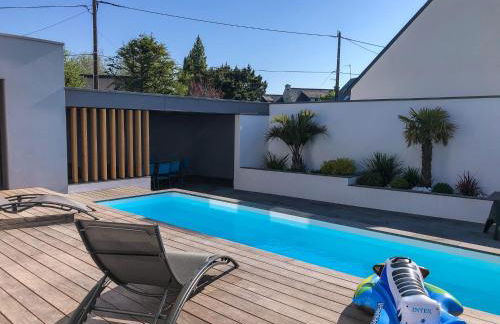 Villa Nymphéa - maison avec piscine chauffée St Gildas de Rhuys - Foto 11