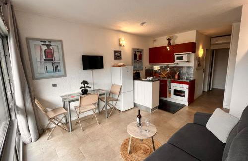 Heliotel Marine Studio 30m2 très lumineux avec terrasse 17m2 au 3eme étage - Foto 4