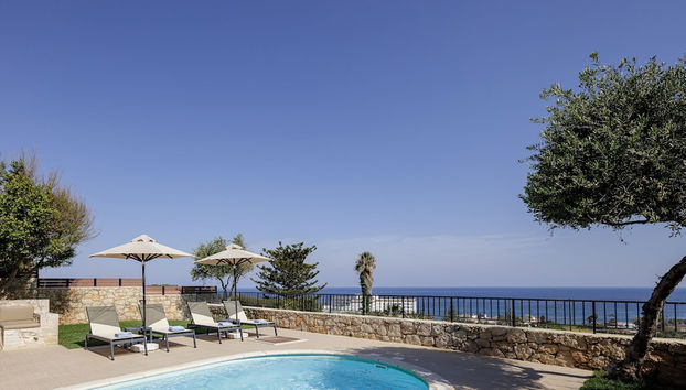 Villa Nikos - Private Pool With Panoramic Sea View - Foto 3, Habitación