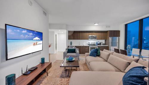 High Floor Unit Heart Of Miami with pool and gym - Foto 5