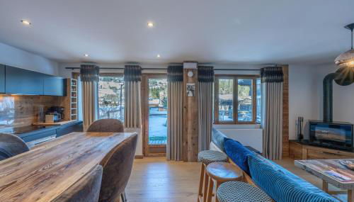 Le Chalet 138 Megève séjour pour 8 confort espace charme calme - Foto 3